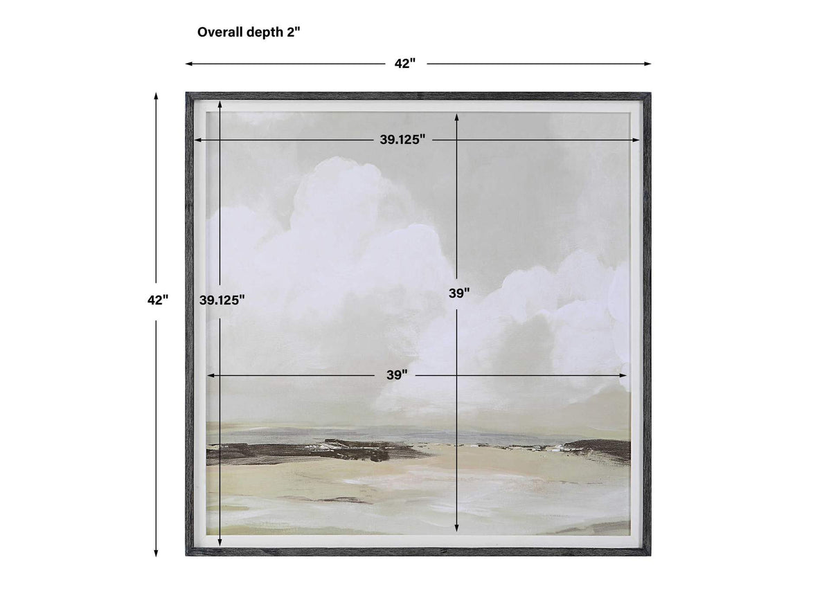41443 Uttermost Soft Clouds Framed Print