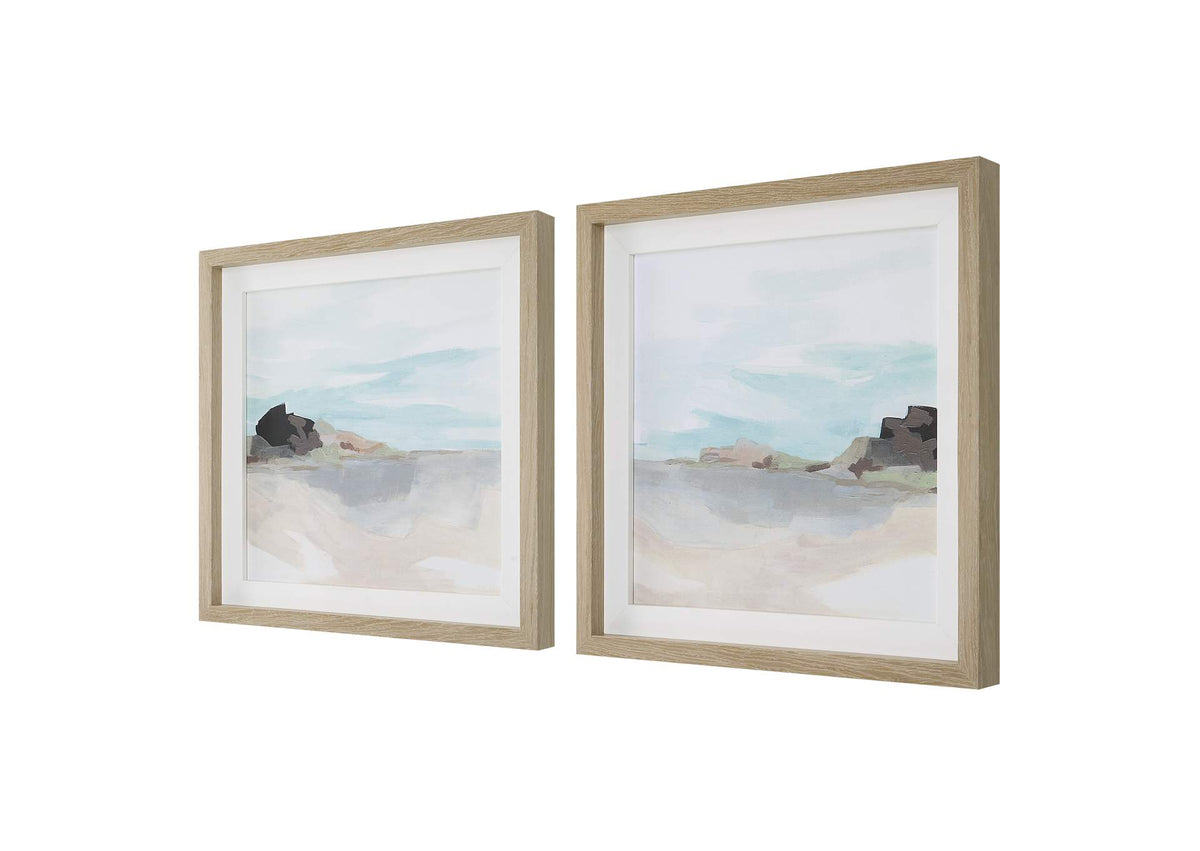41445 Uttermost Glacial Coast Framed Prints, Set