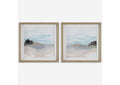 41445 Uttermost Glacial Coast Framed Prints, Set