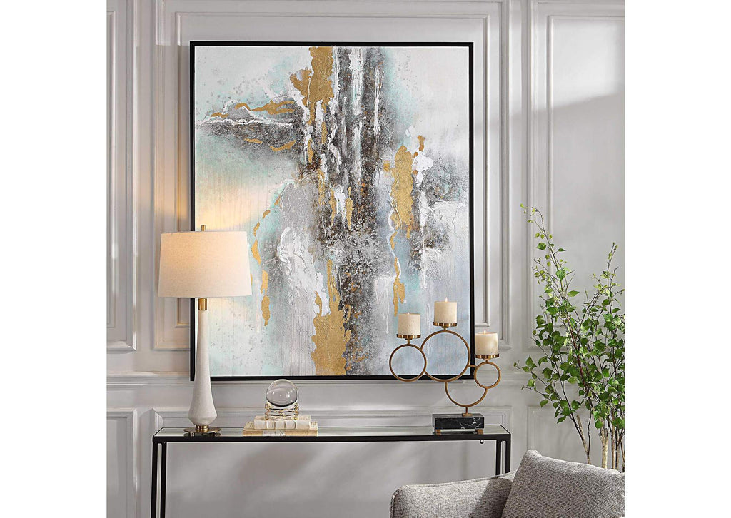 41462 Uttermost Mountain Mist Hand Painted Canvas