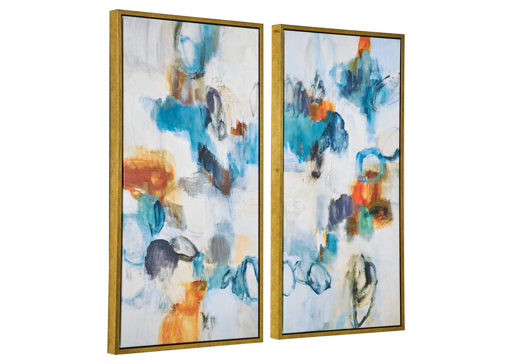 32325 Uttermost Casual Moments Framed Abstract Art, Set