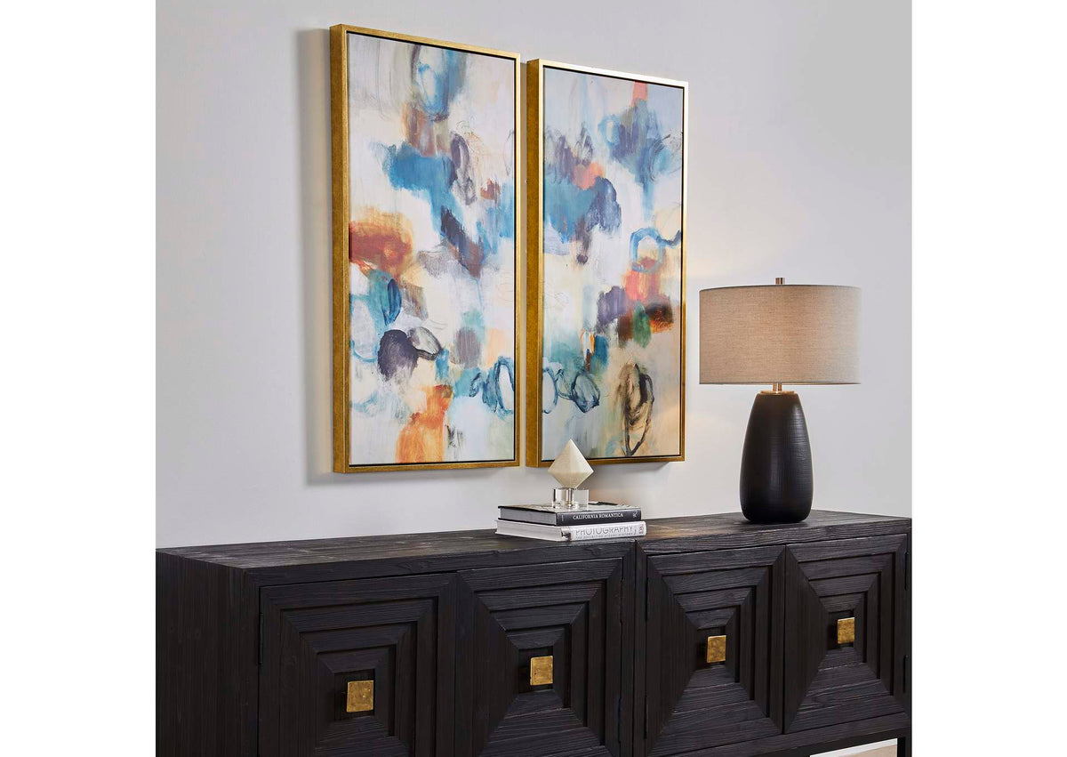32325 Uttermost Casual Moments Framed Abstract Art, Set