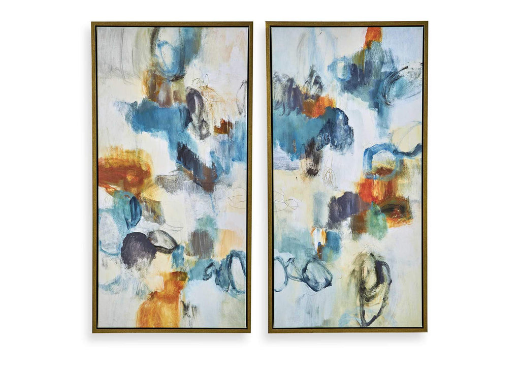32325 Uttermost Casual Moments Framed Abstract Art, Set