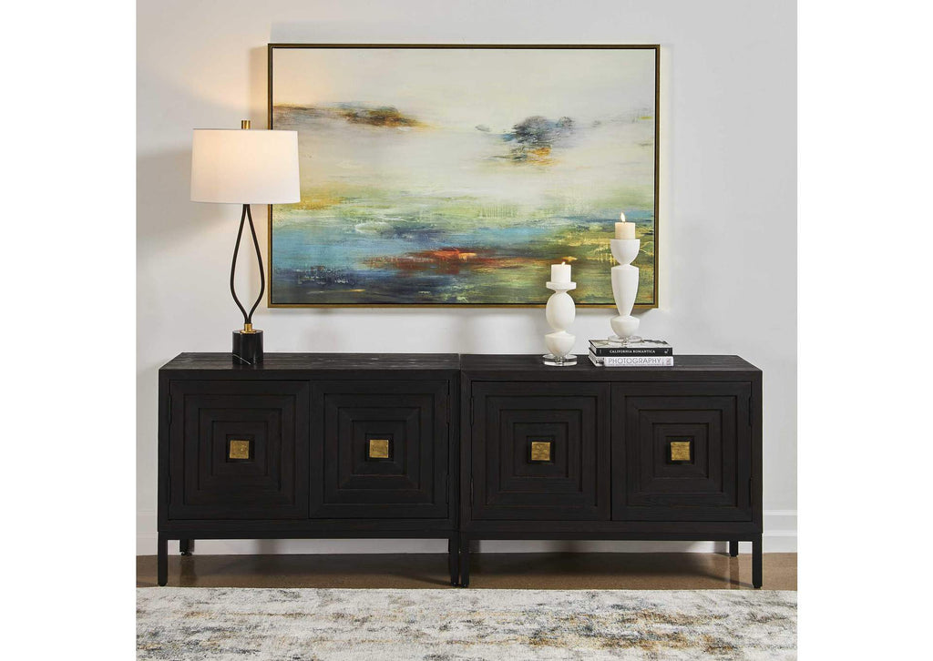 32326 Uttermost Textured Land Framed Landscape Art
