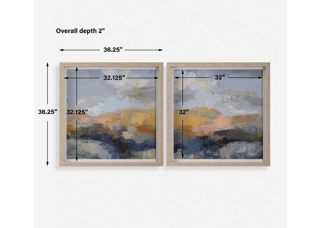 32342 Uttermost Dusk Framed Prints