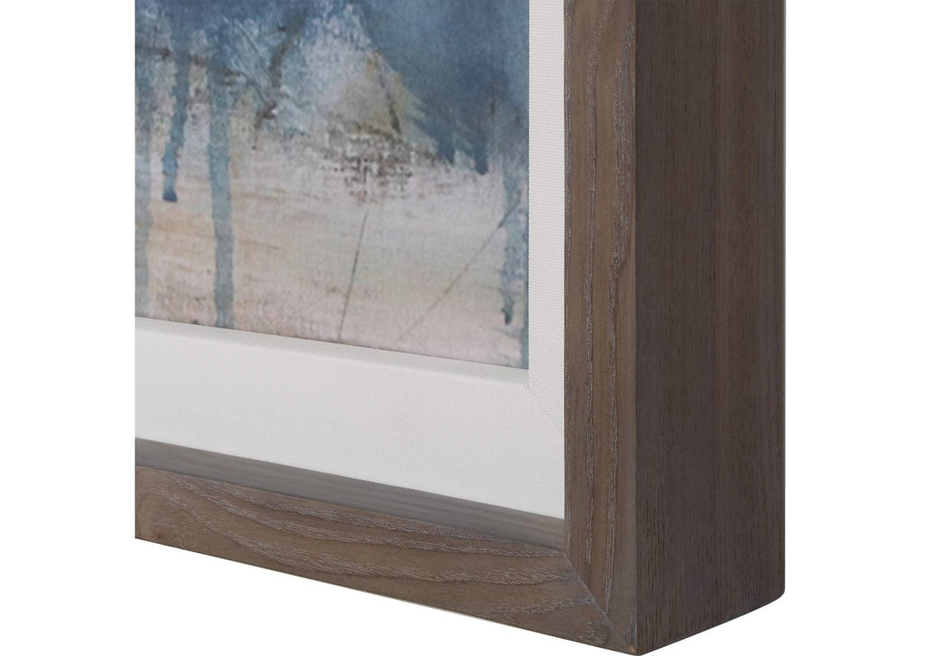 32346 Uttermost Serenity Paused Framed Abstract Print
