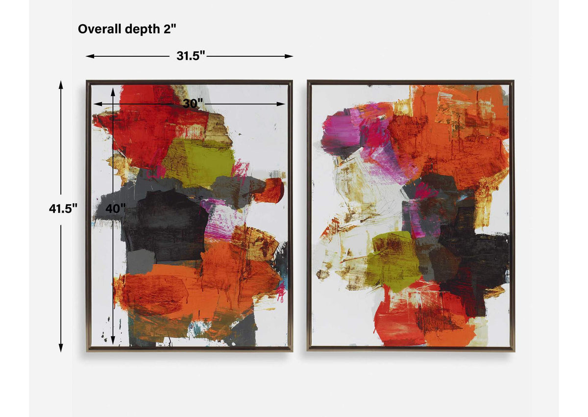 32369 Uttermost Tried And True Framed Abstract Art
