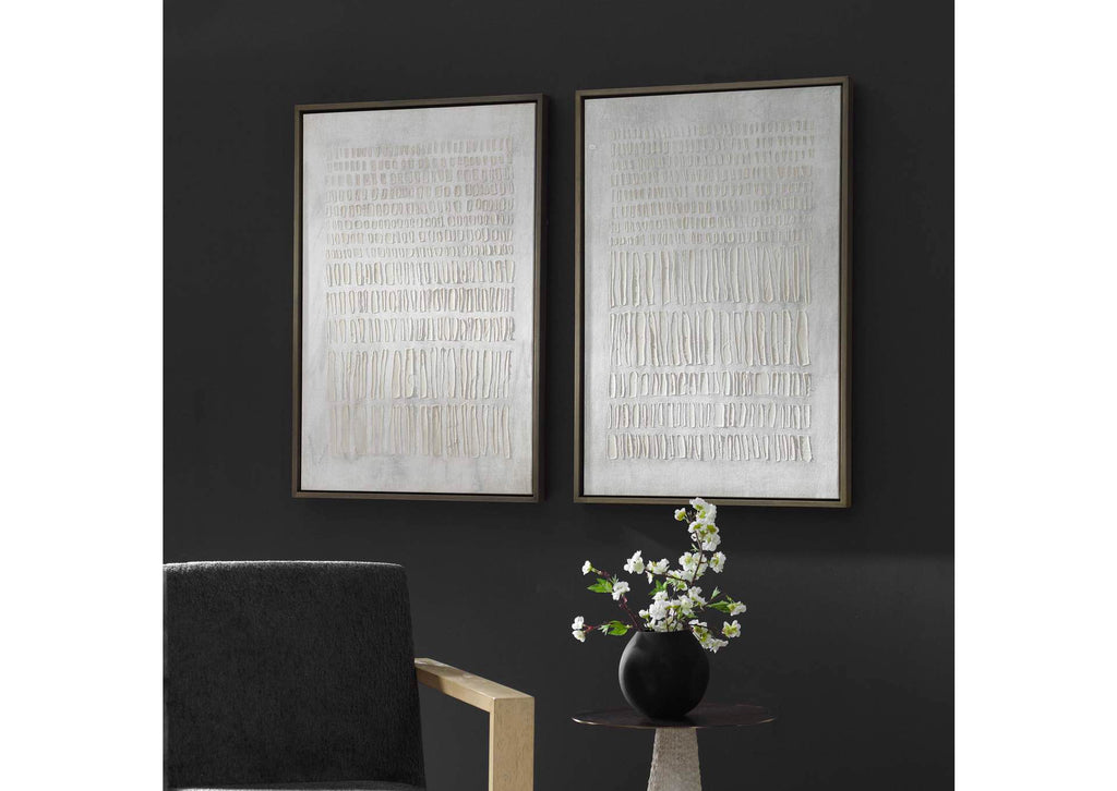 32395 Uttermost Social Theory Framed Canvases Set