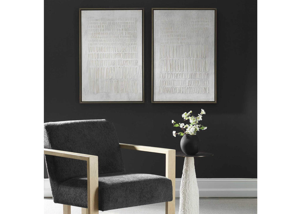 32395 Uttermost Social Theory Framed Canvases Set