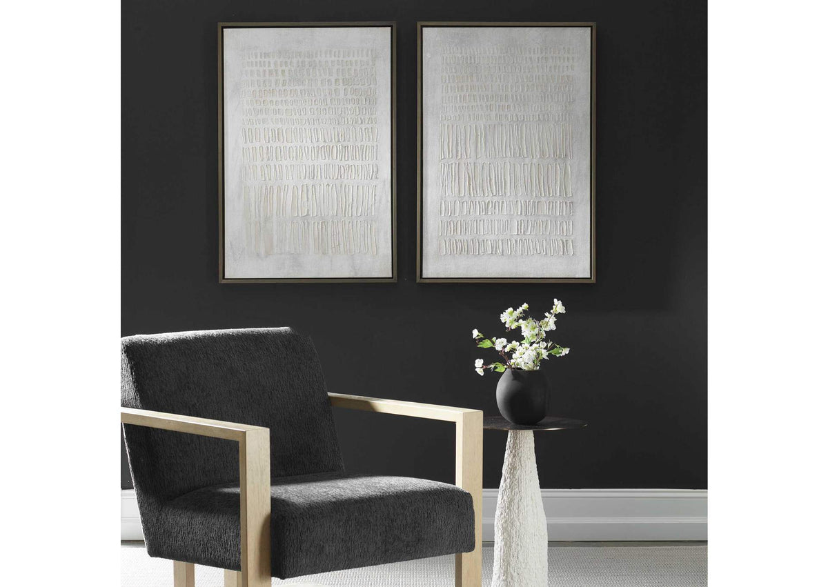 32395 Uttermost Social Theory Framed Canvases Set