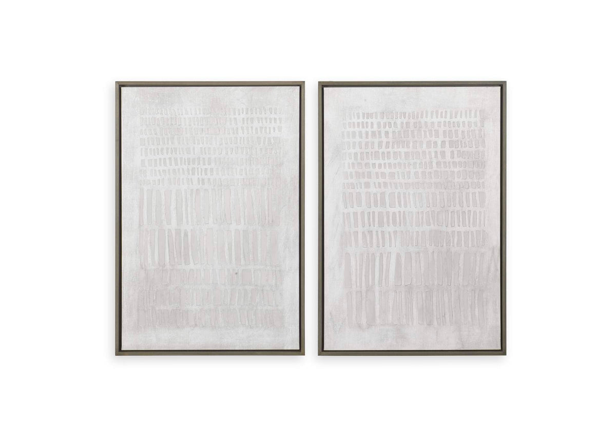 32395 Uttermost Social Theory Framed Canvases Set