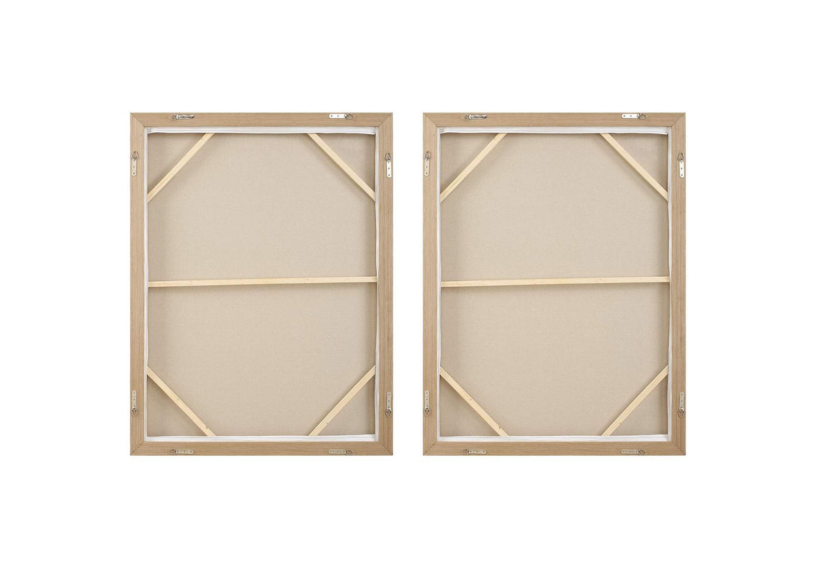 32433 Uttermost Molten Patina Framed Canvases, Set