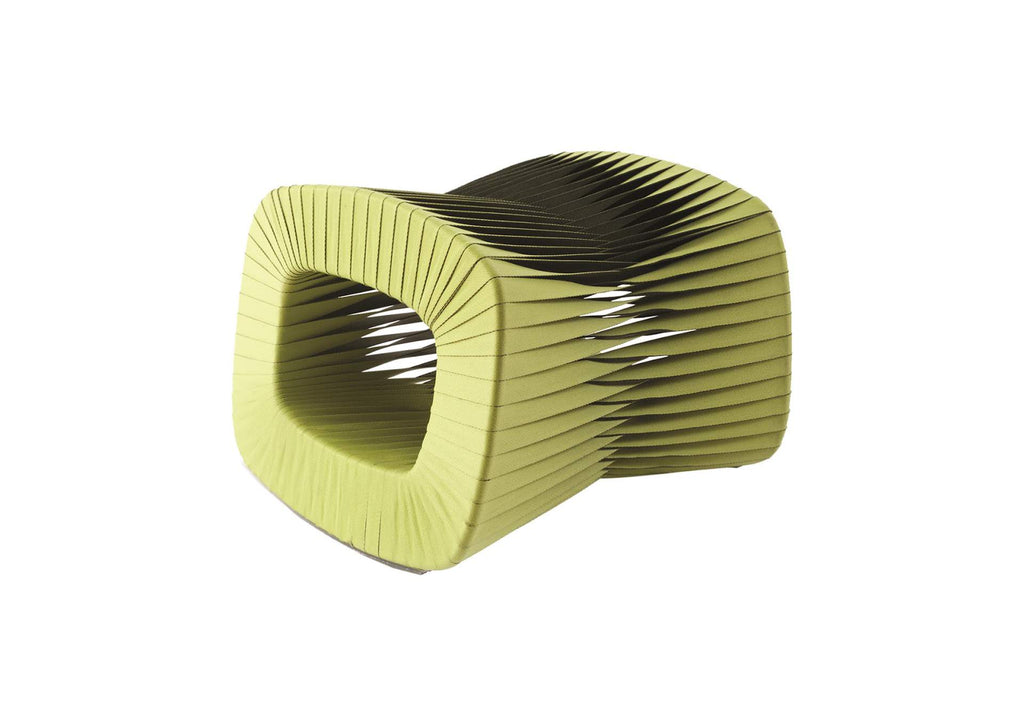 B2064GZ Seat Belt Ottoman - Green