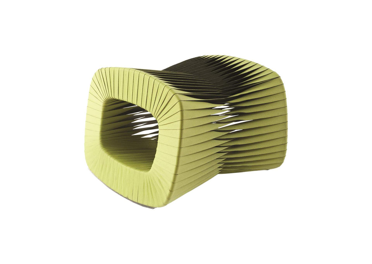 B2064GZ Seat Belt Ottoman - Green