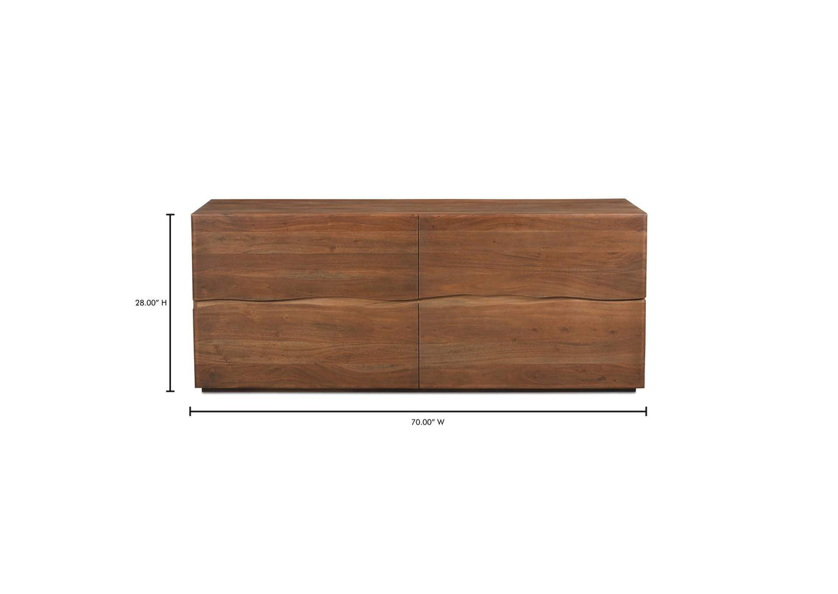 BB-1001-03 Watson 4 Drawer Dresser Brown