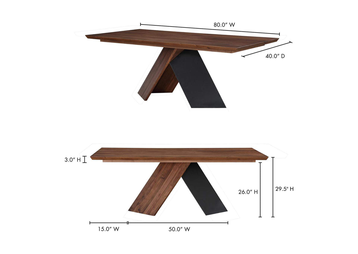 BC-1043-03-0 Axio Dining Table Brown