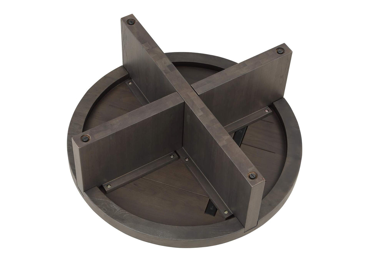 BC-1117-21 Folke Round Coffee Table Dark Brown