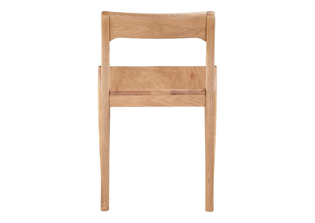 BC-1123-24 Owing Dining Chair Natural Oak - Set Of Two