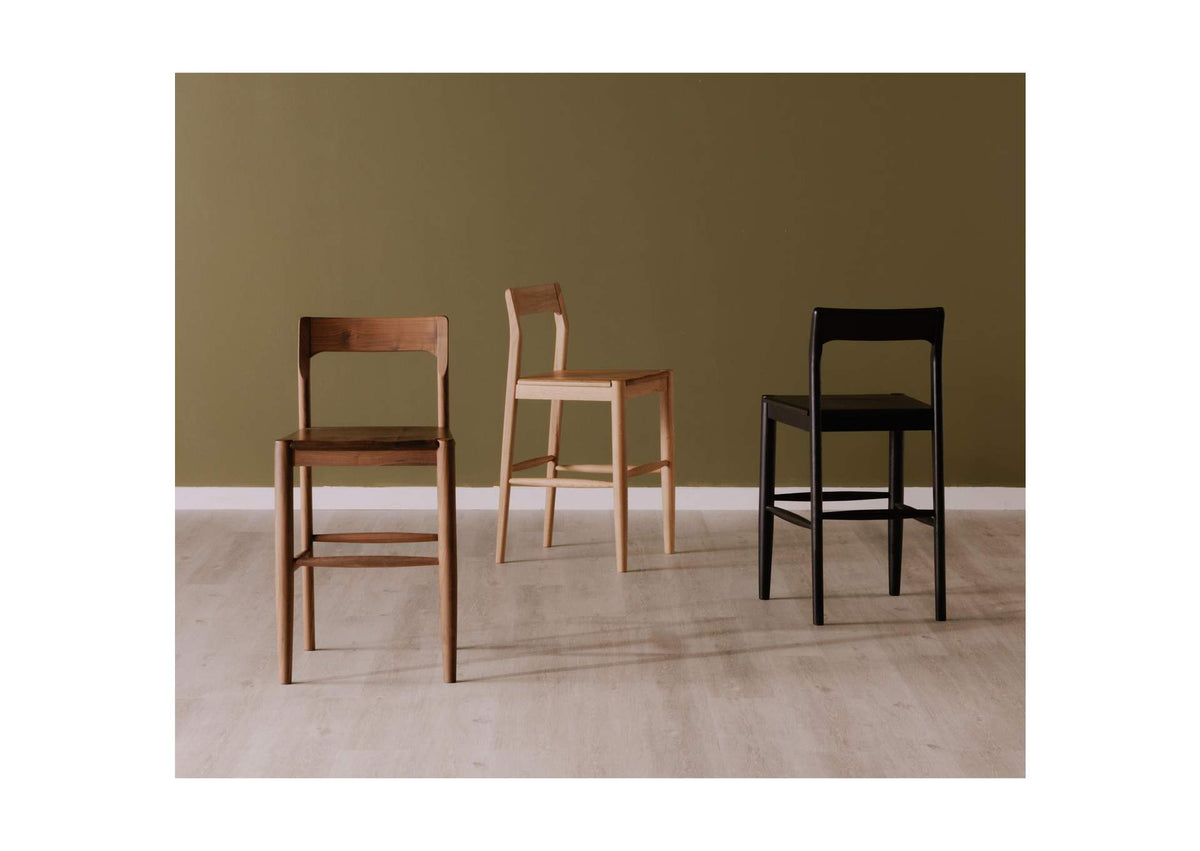 BC-1125-02 Owing Barstool Black