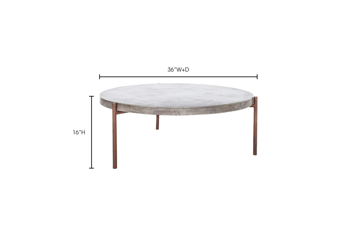 BQ-1009-25 Mendez Outdoor Coffee Table Grey
