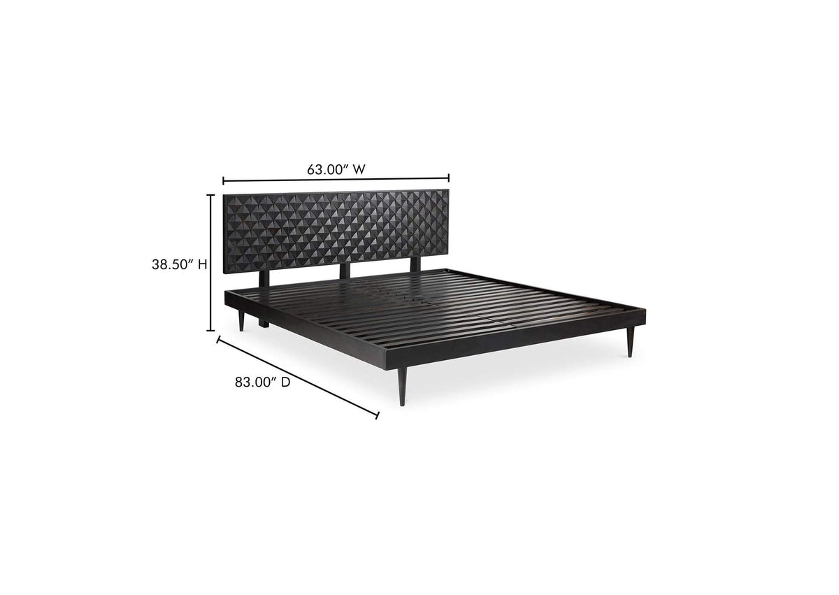 BZ-1132-02-0 Pablo Queen Bed Black