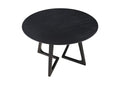 CB-1003-02-0 Godenza Round Dining Table Black