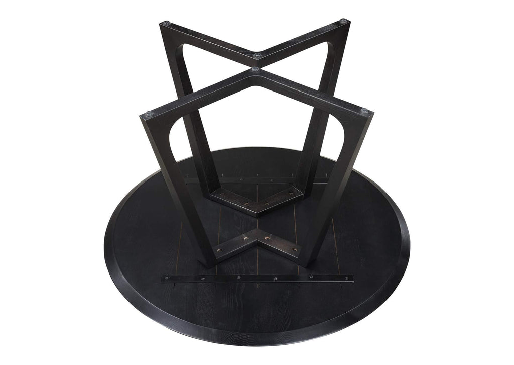 CB-1003-02-0 Godenza Round Dining Table Black
