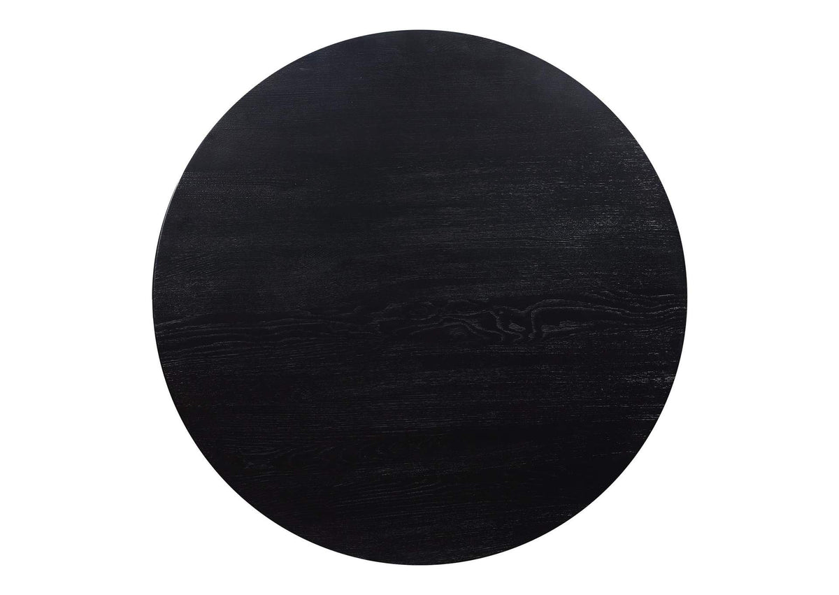CB-1003-02-0 Godenza Round Dining Table Black