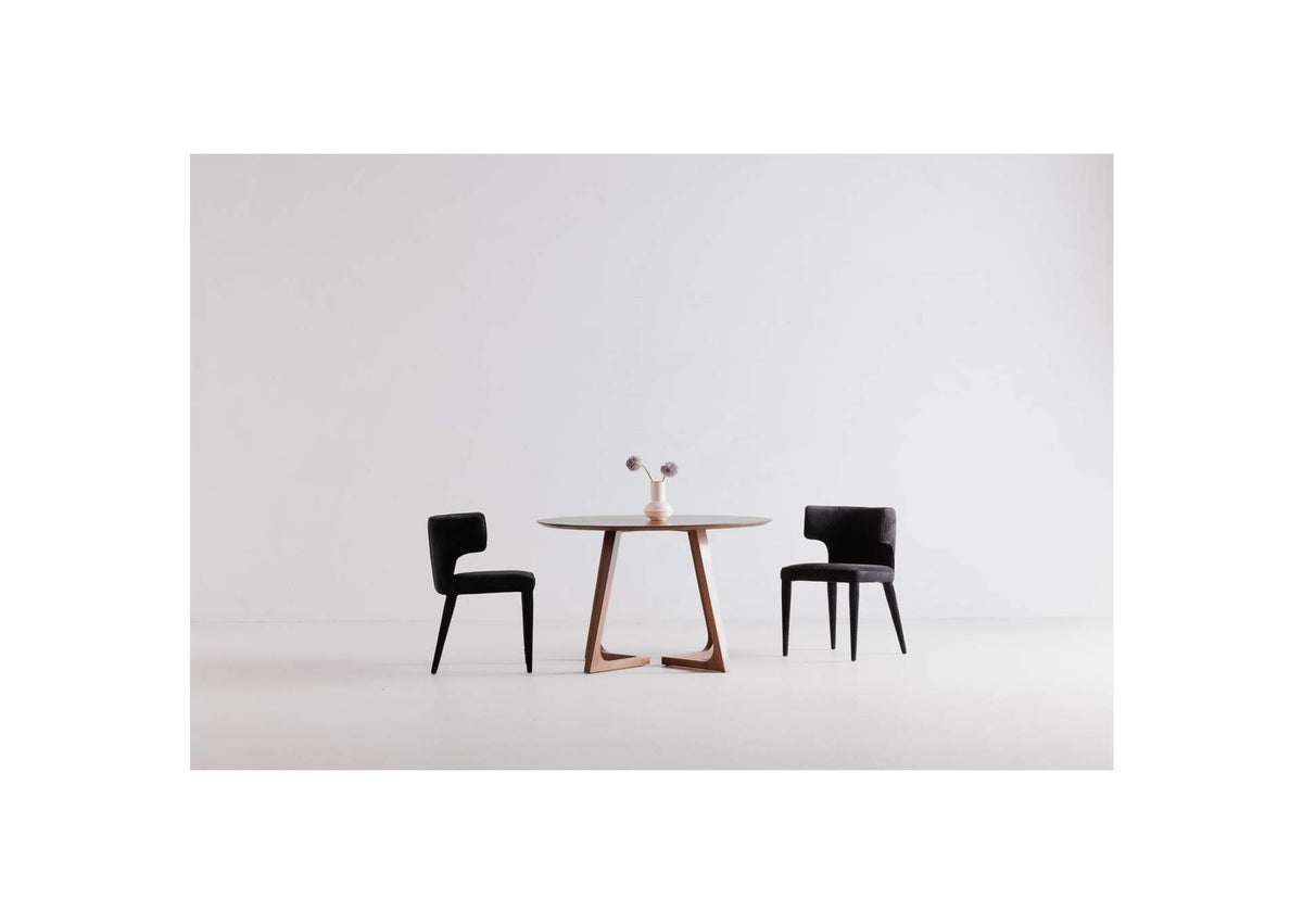 CB-1003-03-0 Godenza Round Dining Table Walnut