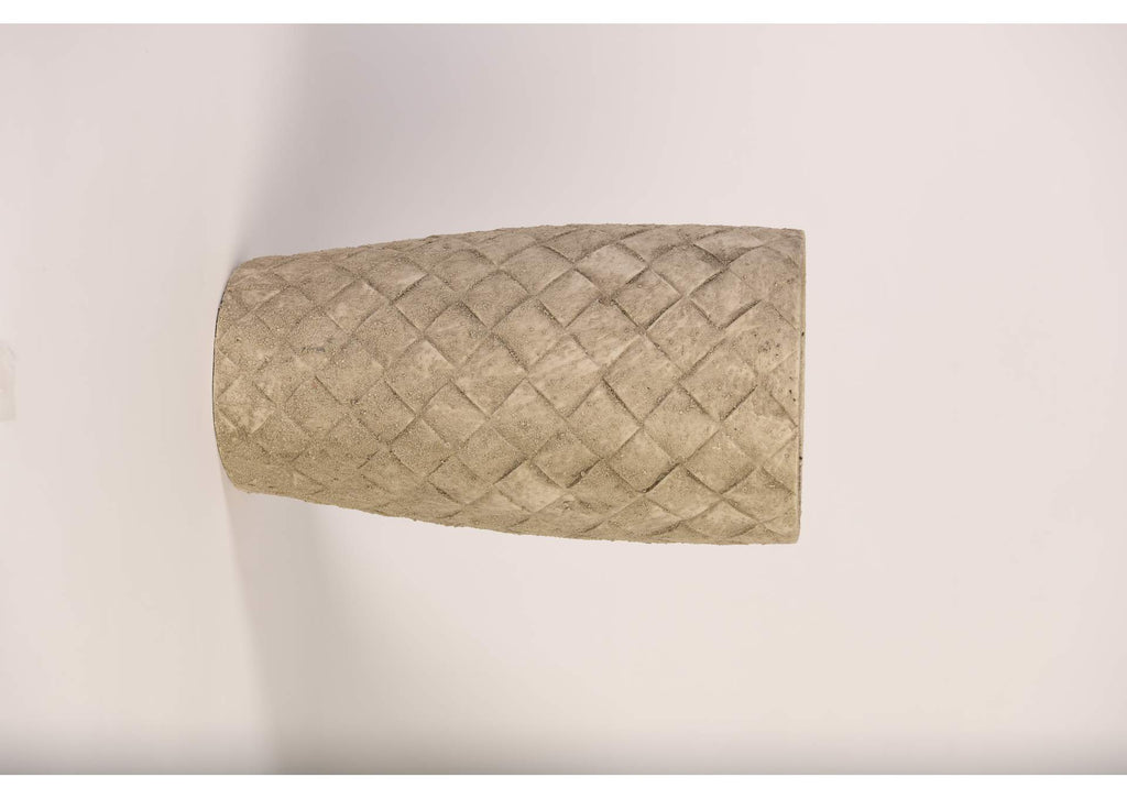 CT2919 Small Terra Cotta Planter With Diamond Design