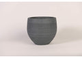 CT2981 Small Short Grey Ribbed Planter