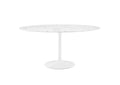 EEI-1133-WHI Lippa 60" Round Faux Marble Dining Table By Modway