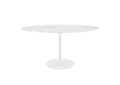 EEI-1135-WHI Lippa 60" Oval Faux Marble Dining Table By Modway