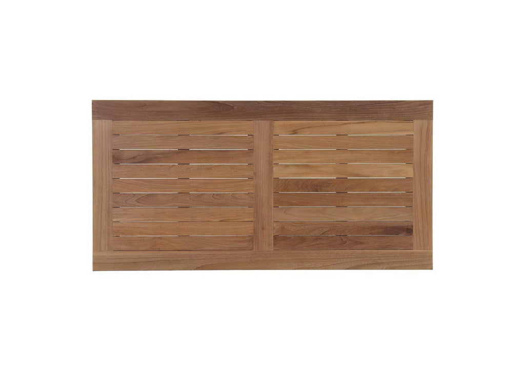 EEI-1154-NAT Marina Outdoor Patio Teak Rectangle Coffee Table By Modway