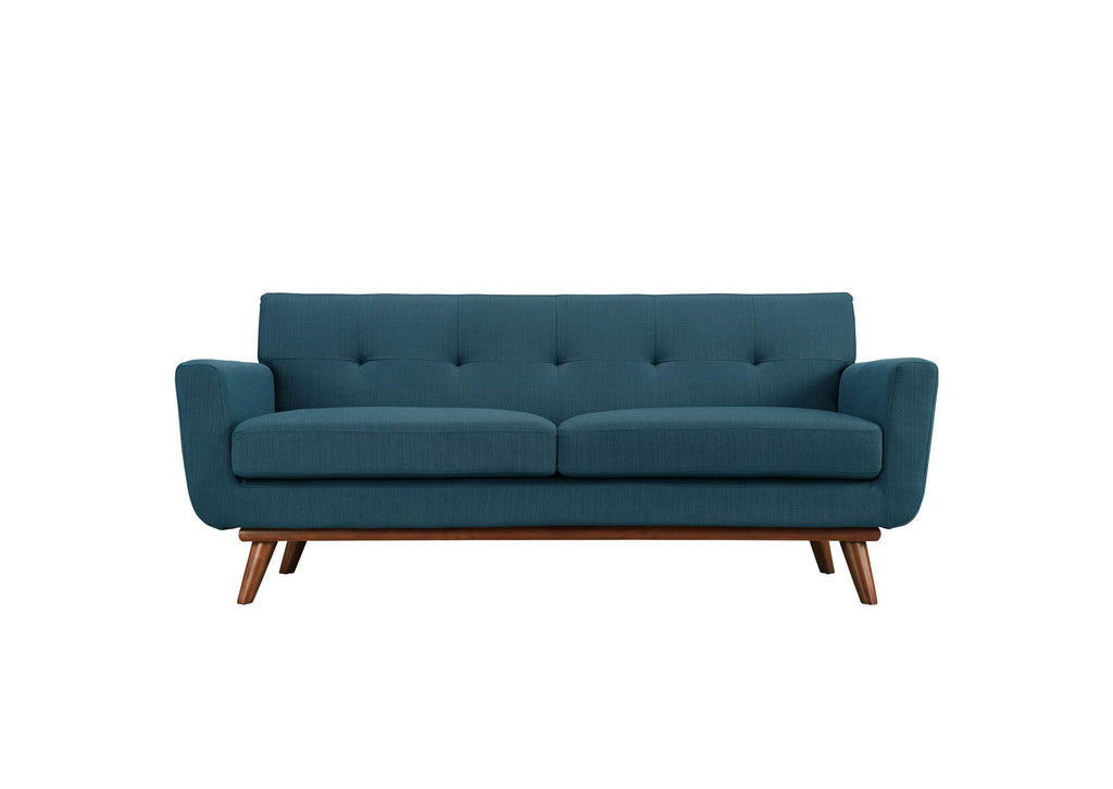 EEI-1179-AZU Engage Upholstered Fabric Loveseat By Modway
