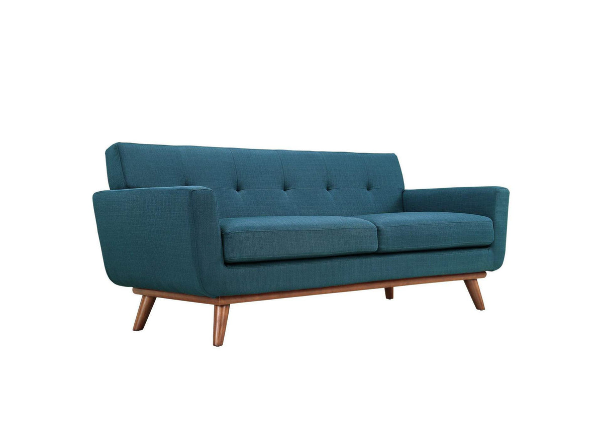 EEI-1179-AZU Engage Upholstered Fabric Loveseat By Modway