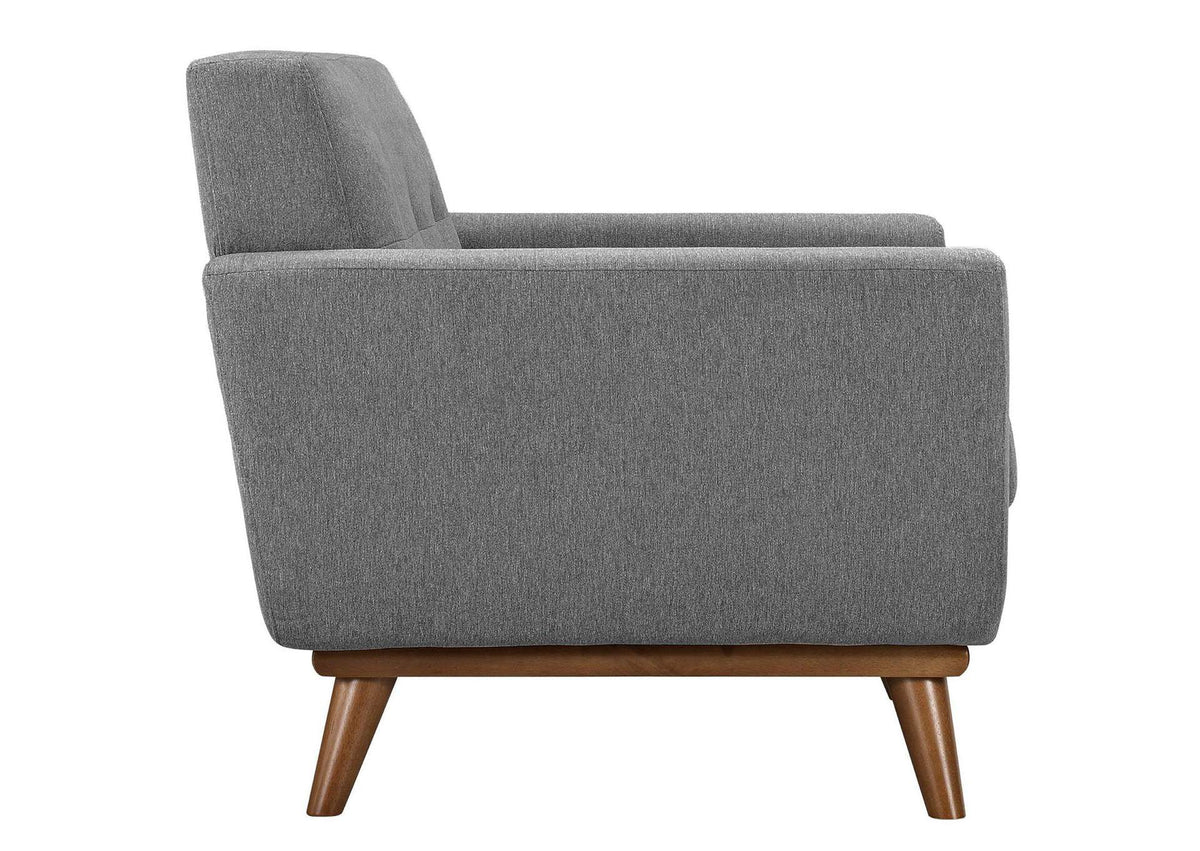 EEI-1284-GRY Engage Wood Armchair Set Of 2 By Modway
