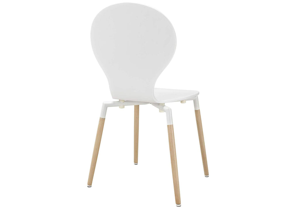 EEI-1369-WHI Path Dining Chair Set Of 4 By Modway