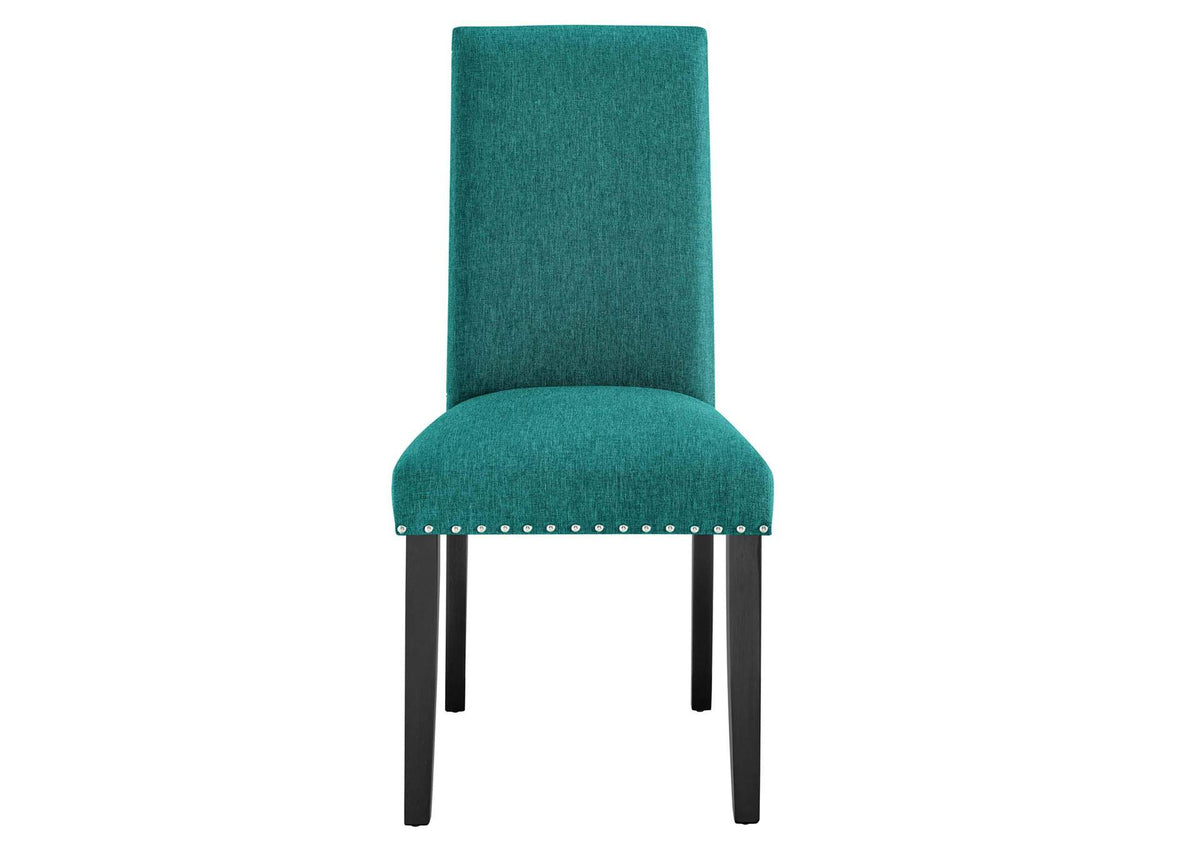 EEI-1384-TEA Parcel Dining Upholstered Fabric Side Chair By Modway