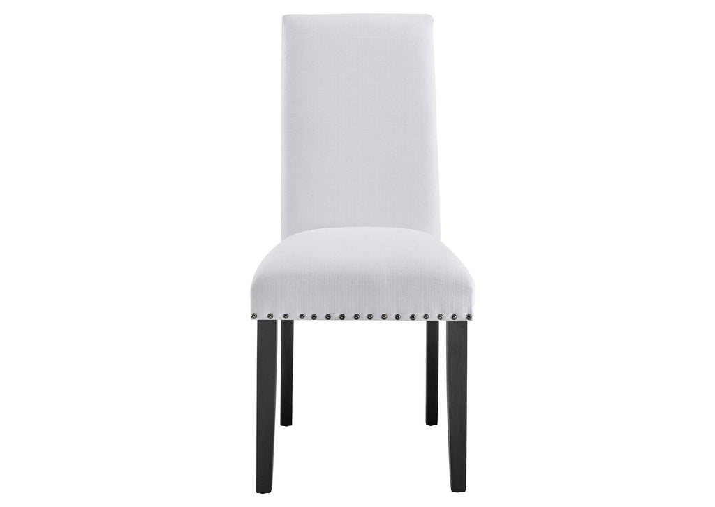 EEI-1384-WHI Parcel Dining Upholstered Fabric Side Chair By Modway