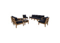 EEI-1489-NAT-NAV-SET Marina 10 Piece Outdoor Patio Teak Set By Modway