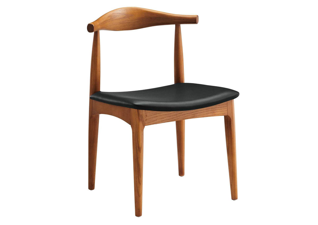 EEI-1682-BLK Tracy Wood Dining Chairs Set Of 4 By Modway