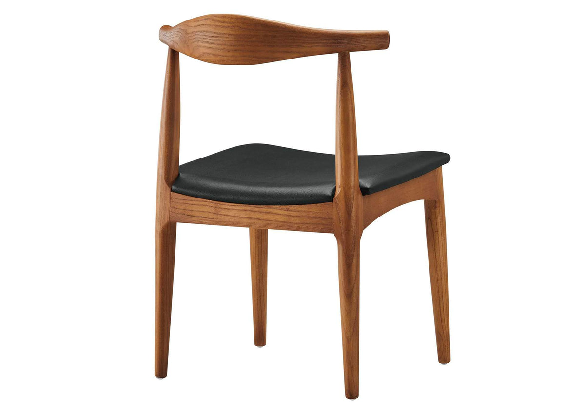 EEI-1682-BLK Tracy Wood Dining Chairs Set Of 4 By Modway