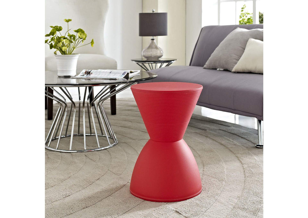 EEI-1699-RED Haste Backless Stool By Modway