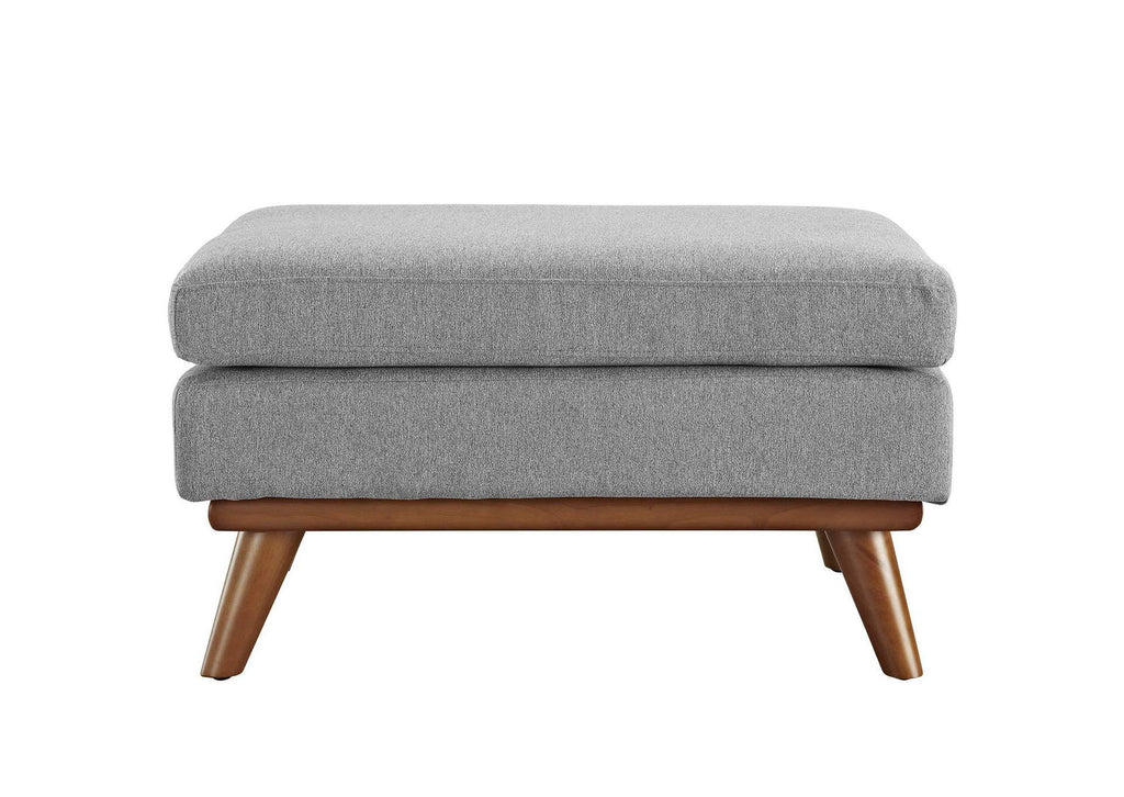 EEI-1797-GRY Engage Upholstered Fabric Ottoman By Modway