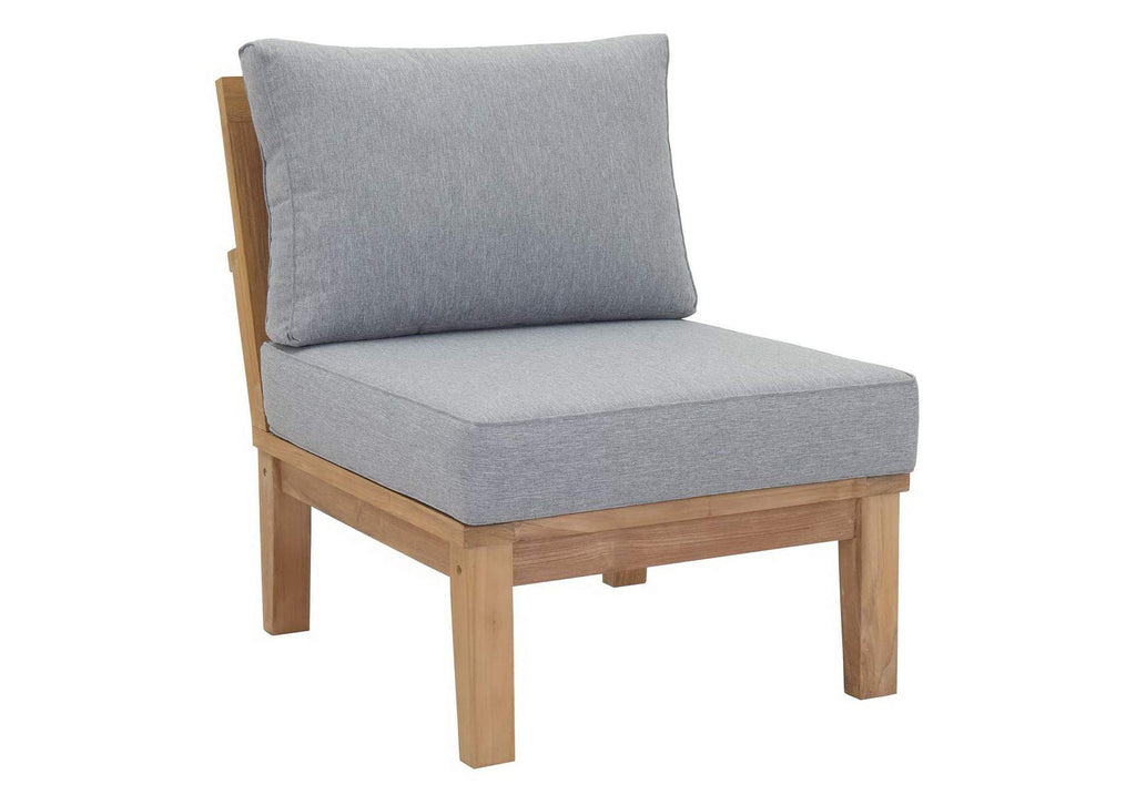 EEI-1817-NAT-GRY-SET Marina 8 Piece Outdoor Patio Teak Set By Modway