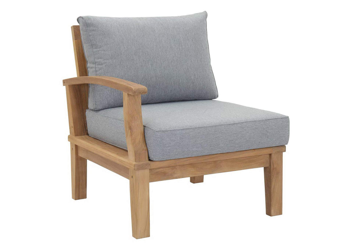 EEI-1817-NAT-GRY-SET Marina 8 Piece Outdoor Patio Teak Set By Modway