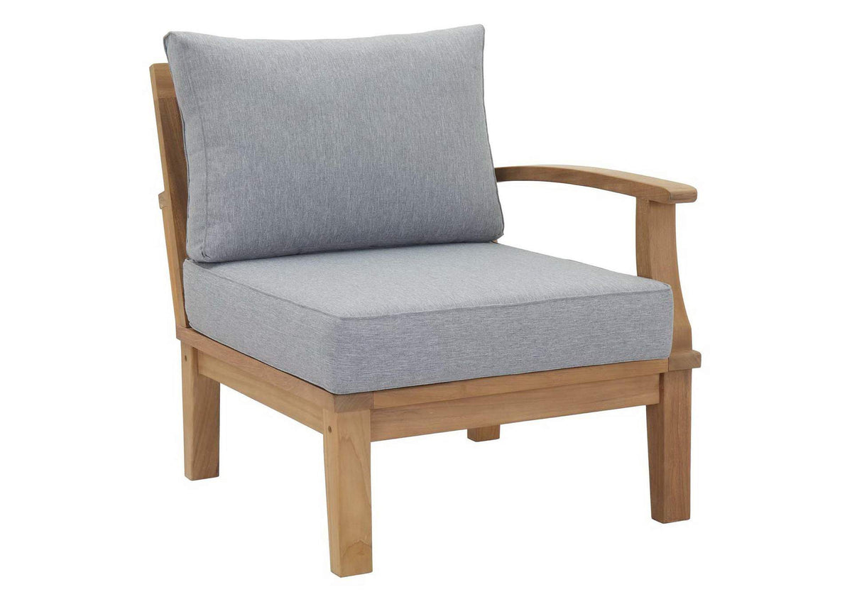 EEI-1817-NAT-GRY-SET Marina 8 Piece Outdoor Patio Teak Set By Modway