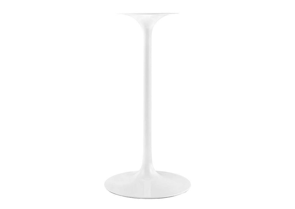 EEI-1826-WHI Lippa 28" Square Wood Bar Table By Modway