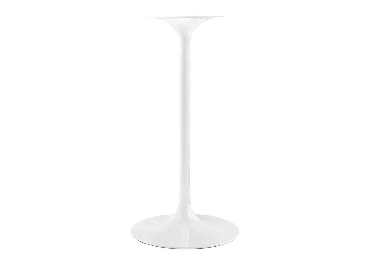 EEI-1826-WHI Lippa 28" Square Wood Bar Table By Modway